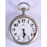 AN OMEGA POCKET WATCH. Case diameter 5cm. 88g