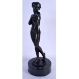 French School (20th Century) Bronze, Nude Female. 29 cm high.