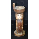 A Papua New Guinea Trobriand Island wooden carved figure 35 x 12cm.