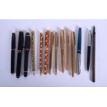 VINTAGE FOUNTAIN PENS etc. (qty)