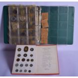 A PROOF SET OF JAPANESE COINS K C Co Yokohama Japan, together with a book of coins. (qty)