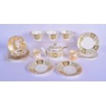 ASSORTED ROYAL CROWN DERBY TEAWARES. Largest 16 cm wide. (qty)