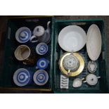 TWO CRATES OF PORCELAIN AND COLLECTABLES including T G Green etc. (qty)