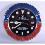 A CONTEMPORARY ROLEX DEALERSHIP CLOCK 34CM