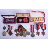 A MIXED LOT OF MEDALS BOTH MILITARY AND CIVIL INCLUDING IMPERIAL SERVICE MEDALS PRESENTED TO Robert
