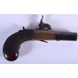 AN ANTIQUE PISTOL. 14 cm wide.