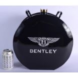 A BENTLEY OIL CAN. 36 cm x 30 cm.