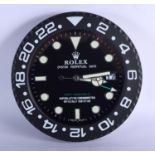 A CONTEMPORARY ROLEX DEALERSHIP CLOCK 34CM