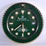 A CONTEMPORARY ROLEX DEALERSHIP CLOCK 34CM