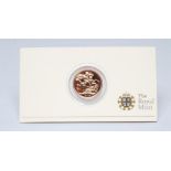 AN ELIZABETH II PROOF SOVEREIGN, 2009, in capsule on certificate (Est. plus 17.5% premium)