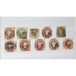 A COLLECTION OF 1847 QUEEN VICTORIA EMBOSSED STAMPS (Est. plus 21% premium inc. VAT)