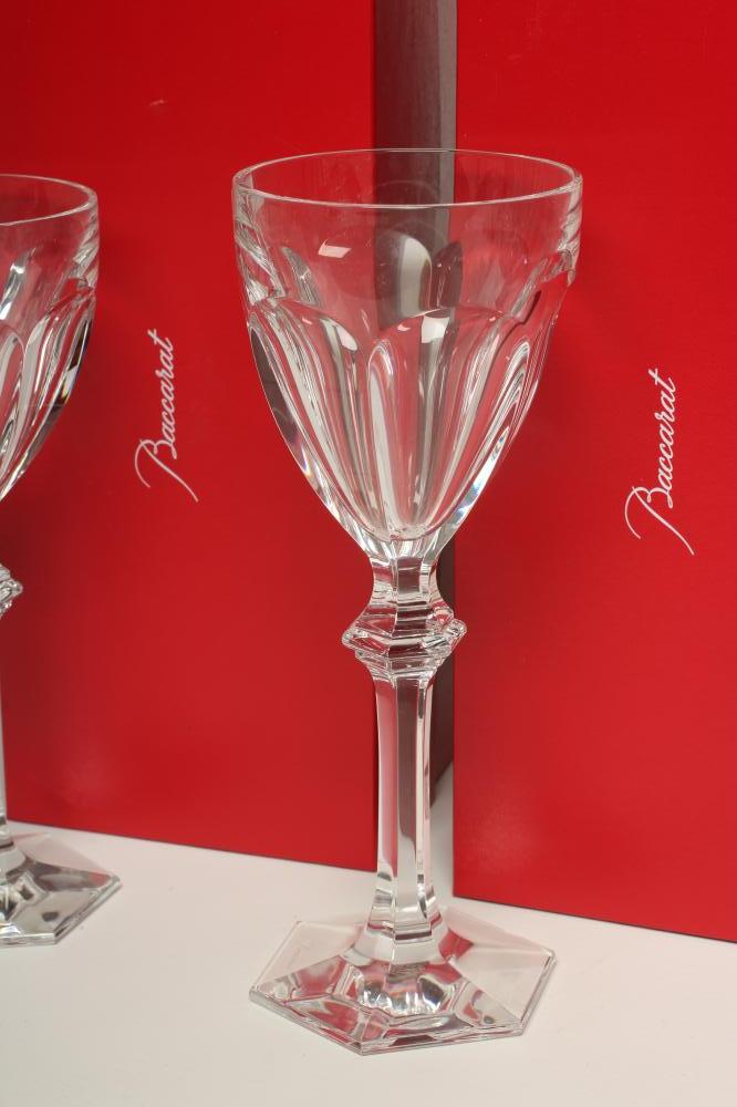 A COLLECTION OF BACCARAT GLASS HARCOURT PATTERN TABLEWARE, modern, comprising water jug (8 3/4" - Image 3 of 4