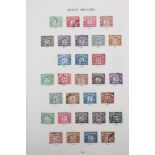 A PART FILLED ALBUM PURPORTING TO BE GB OVERPRINTS, not guaranteed (Est. plus 21% premium inc. VAT)