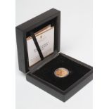 A GEORGE V SOVEREIGN, 1925, in capsule, cased with certificate (Est. plus 17.5% premium)