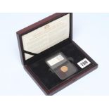 A QUEEN VICTORIA OH HALF SOVEREIGN, 1900, in capsule, cased with certificate (Est. plus 17.5%