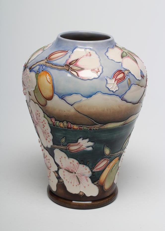 A MOORCROFT ELOUNDA VASE, 2003, designed by Alicia Amison, No.14 of a limited edition of 350, of