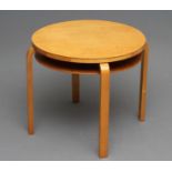 ALVAR AALTO (1898-1976), for Finmar Ltd., a Model No.906, two tier coffee table in birch and ply,