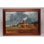 ALAN FEARNLEY (b.1942), View of Cley Windmill, oil on canvas signed and dated (19)82,