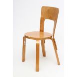 ALVAR AALTO (1998-1976), for Finmar Ltd., a Model No.66 chair, in birch and ply, no label,