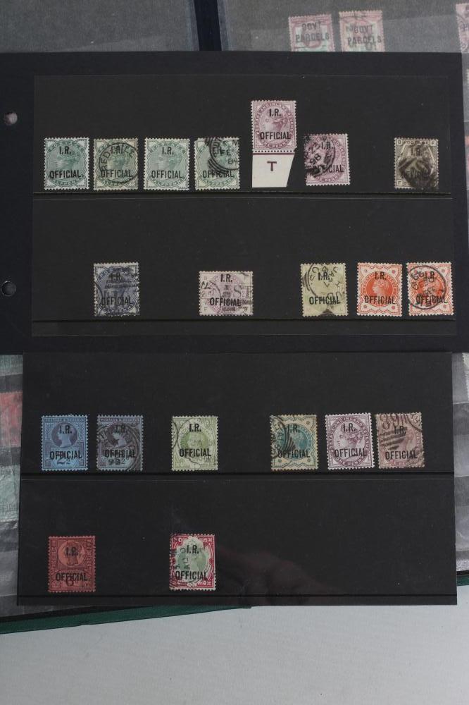 A PART FILLED STOCKBOOK PURPORTING TO BE GB OVERPRINTS, not guaranteed (Est. plus 21% premium inc. - Image 5 of 9