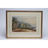 ENGLISH SCHOOL (Early 19th Century), Wooded Coastal Scene with Figures in the Foreground,