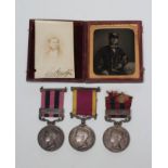 A FAMILY OF VICTORIAN MEDALS awarded to Acting Assistant Surgeon George Bruce Newton, comprising one