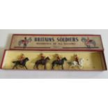 Britains No 201 Mounted Staff Officers, boxed G (Est. plus 21% premium inc. VAT)