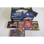 Nintendo N.E.S. Version Game System with six game cassettes, boxed G. This product has not been