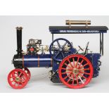 A Maxwell Hemmens 1" scale steam road engine coal fired boiler, single cylinder to gear box and