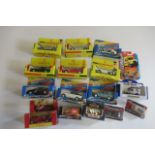 Modern Issues diecast vehicles including Shell sports car collection, Tesco and Matchbox, all