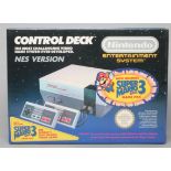 Nintendo Entertainment System UKV-3 with Super Mario 3 Game, boxed, G-E. This product has not been