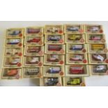 Twenty seven Lledo Days Gone vans and buses, all items boxed, M (Est. plus 21% premium inc. VAT)