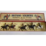 Britains No 2076 Royal Lancers, boxed (one lance and one sword damaged), G (Est. plus 21% premium