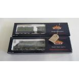 Bachmann A4 Golden Eagle finished in L.N.E.R. green and A4 Silver Fox in L.N.E.R. grey, boxed, G-