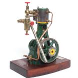 Stuart Models A7 vertical single cylinder steam engine fitted with cylinder drain cock and