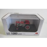 Universal Hobbies Massey Ferguson 1080 finished in red/silver, boxed E (Est. plus 21% premium inc.