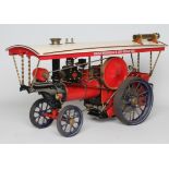 A Maxwell Hemmens 1" scale Showmans engine, coal fired single cylinder to gear box water pump,