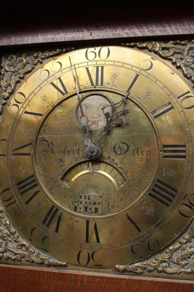 A GEORGE III OAK LONGCASE CLOCK by Roberts, Otley, the thirty hour movement with anchor escapement - Image 4 of 4