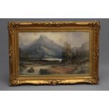 FREDERICK WILLIAM BOOTY (1840-1924), Highland Loch Scene, watercolour, signed and dated 1918, 24"