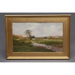 CYRIL WARD (1863-1935), "The Lower Valley of the Esk", watercolour, signed and dated 1892, artist'