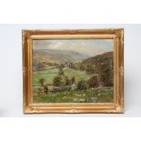 HERBERT F. ROYLE (1870-1958), Top of the Dales, oil on board, signed, inscribed to reverse, 16" x