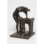 TOM GREENSHIELDS (1915-1994), Mother Washing Hair, hand finished cold cast resin bronze, limited