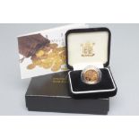 AN ELIZABETH II PROOF SOVEREIGN 2000, No.6550 of 10,000, cased and boxed with certificate (Est. plus