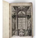 OF THE LAWES OF ECCLESIASTICAL POLITIE, Richard Hooker, 1617, Will Stansby, worn paper covered