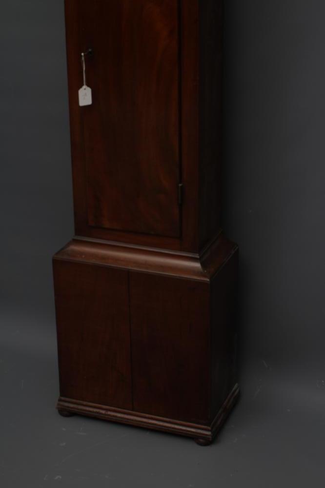 A MAHOGANY LONGCASE CLOCK by Andrew Dickie, Edinburgh, the eight day three train movement with - Image 6 of 14