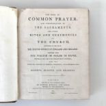 THE BOOK OF COMMON PRAYER, 1802, Oxford, Dawson, Bensley and Cooke, quarto, reversed calf,