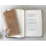 JOHN RUSKIN, Letters to M.G. & H.G. 1903, Privately Printed, attractive green buckram with a