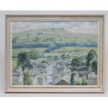 MARIE HARTLEY (1905-2006), View of Askrigg, oil on board, signed and dated 1978, 17 3/4" x 24",