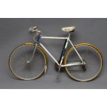 A RARE LAMBERT OF ENGLAND MEN'S ALLROUNDER ROAD BIKE, with hand built Lambert steel alloy tubing,