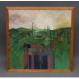 GERALD FRENCH (1927-2000), Abstract, oil on board, unsigned, Estate Trustees label to reverse, 30" x